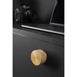 Kép 3/4 - Viefe GRAF BIG fogantyú gomb, 50 mm, alumínium, sötét sárgaréz