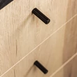 Kép 2/4 - Viefe GRAF mini fogantyú gomb, 10 mm, fém, csiszolt fekete