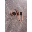 Kép 3/4 - Viefe ORBIT fogas,75mm, fém, fekete + vörösréz