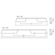 Kép 6/7 - Viefe RAIL fogantyú 160 mm, alumínium, csiszolt fekete