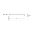 Kép 7/7 - Viefe RAIL fogantyú 160 mm, alumínium, csiszolt fekete