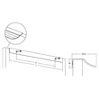 Kép 4/4 - Viefe SKALA fogantyú 256 mm, alumínium, csiszolt szürke