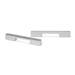 Kép 2/3 - Viefe TOOL fogantyú 64 mm, fém, fényes króm