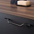 Kép 2/5 - Viefe VALLEY fogantyú 160 mm, fém, fényes fekete nikkel