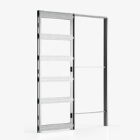 Ermetika Classic EvoKit egyszárnyú falban futó tolóajtó fémváz tokborítást igénylő modell - gipszkarton falhoz 800x2100 mm 100/125 falvastagság EKSC.62