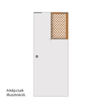 Ermetika Velio AB fehér dekorfóliás tolóajtólap szett Absolute EvoKit falban futó tolóajtó vázszerkezethez 700x2100 mm PABS.582