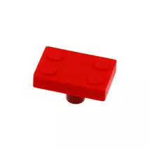 Pascal piros kocka bútorfogantyú