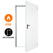 FORM EI60 acél tűzgátló ajtó DIN (univerzális nyitásirány)