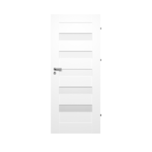 Pascal Berg modell 5/5 beltéri ajtó szabvány méretben - Fehér 3D