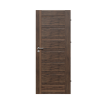 Pascal Torino modell 0/7 beltéri ajtó szabvány méretben - Sötét mogyoró 3D