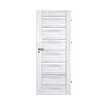 Pascal Torino modell 2/7 beltéri ajtó szabvány méretben - Szürke kőris 3D