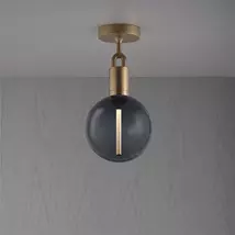 Buster+Punch Forked Ceiling Globe Smoked medium mennyezeti lámpa, szatén réz/ E27 / RFC-493135