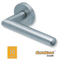 Scoop 1107 inox kilincsgarnitúra SlideBloc mechanikával