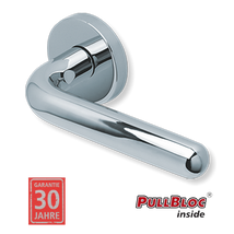 Scoop 1200 Image II polírozott inox kilincsgarnitúra PullBloc mechanikával
