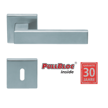 Scoop 1005 Quadra inox kilincsgarnitúra SlideBloc mechanikával