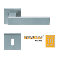 Scoop 1005 Quadra inox kilincsgarnitúra SlideBloc mechanikával