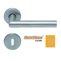 Scoop 1106 Thema inox kilincsgarnitúra SlideBloc mechanikával