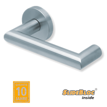 Scoop 1009 Thema U inox kilincsgarnitúra SlideBloc mechanikával