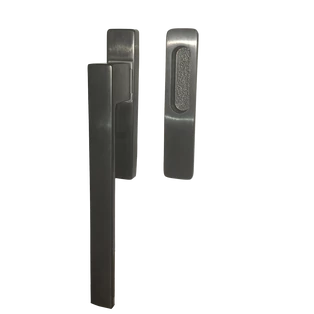 Maestro Q-arte PVD szatén fekete emelő-toló ajtókilincs