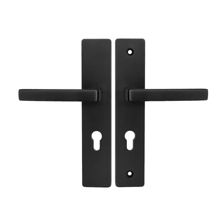Maestro Rio 2 fekete biztonsági bejárati ajtó kilincsgarnitúra kilincs-kilincs