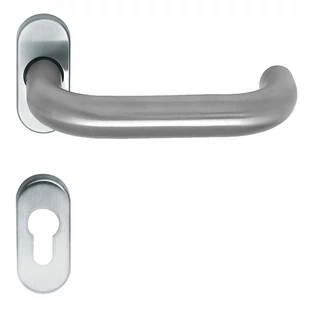 Maestro Rondo Pro inox ovalrozettas kilincsgarnitúra