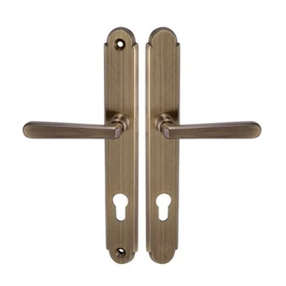 Maestro Alt Wien súrolt bronz biztonsági bejárati ajtó kilincsgarnitúra - kilincs-kilincs