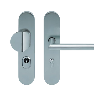 Scoop bejárati biztonsági gomb-kilincs garnitúra