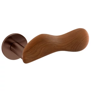 Olivari Chelsea szatén szuperbronz - kauri fenyő körrozettás kilincsgarnitúra