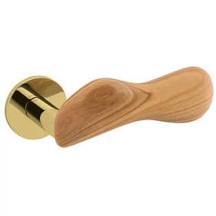 Olivari Chelsea fényes szuperarany - olajfa körrozettás kilincsgarnitúra