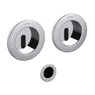 Olivari Giotto fényes króm BB húzókagyló pár