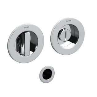 Olivari Dante fényes króm WC rozettás húzókagyló pár