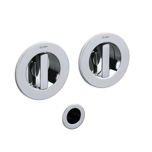 Olivari Dante fényes króm húzókagyló pár kétoldali fordítóval