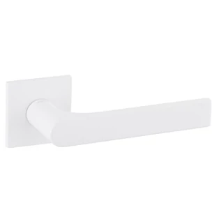 Olivari Gloria Q matt fehér négyzetrozettás kilincsgarnitúra