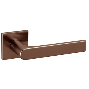 Olivari Gloria Q szatén szuperbronz négyzetrozettás kilincsgarnitúra