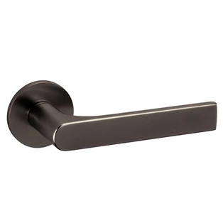 Olivari Gloria szatén szuperantracit körrozettás kilincsgarnitúra