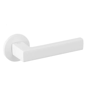 Olivari Planet Bassa matt fehér körrozettás kilincsgarnitúra