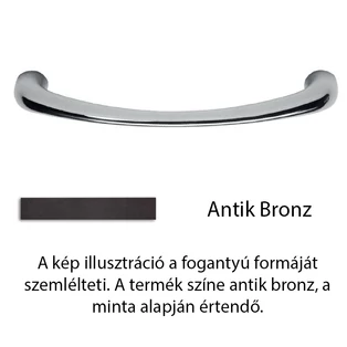 Mandelli 2204 antik bronz bútor fogantyú 96mm