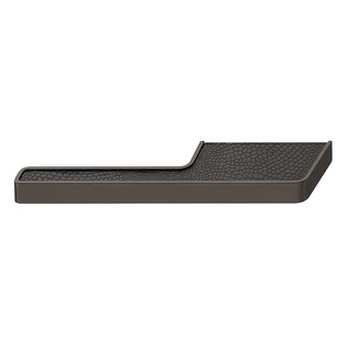 Häfele H1575, 150 mm festett titán - fekete betét L-alakú bútorfogantyú 103.83.051