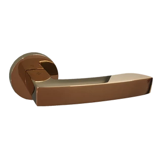 Colombo Design Viola körozettás fényes vörösréz kilincsgarnitúra