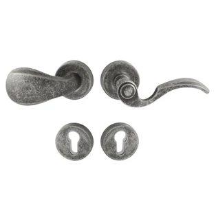 Pascal Lyon Rama körrozettás gomb(eltolt)-kilincsgarnitúra R M