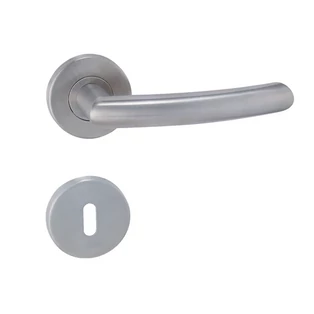 Pascal Nero körrozettás kilincsgarnitúra