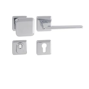 Pascal QB Secur PLUS Zenith négyzetrozettás gomb-kilincsgarnitúra HR