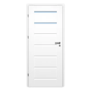 Pascal Torino Vario beltéri ajtó szabvány méretben / 750x2100 mm / bal / 100-135 mm utólag szerelhető átfogó tokkal - fehér