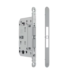 AGB Touch & Close mágneses nyílóajtó WC beltéri zártest matt króm fedőlappal