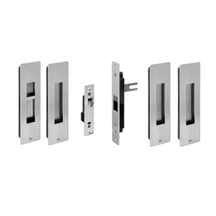 JNF Pendulum rozsdamentes acél, mágneses tolóajtó zár IN.20.925.D (kétszárnyú tolóajtókhoz)