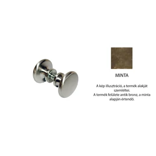 Antik bronz zuhanygomb garnitúra KN304