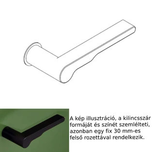 Nuda Wind kilincsgarnitúra