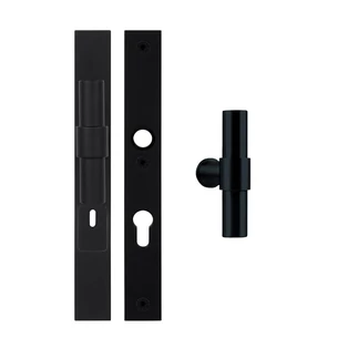 Formani One  biztonsági bejárati fix T-ajtógombos szett, cilindervédővel