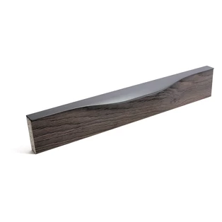 Rujz Design szatén fekete nikkel bútorfogantyú