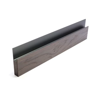 Rujz Design szatén fekete nikkel bútorfogantyú